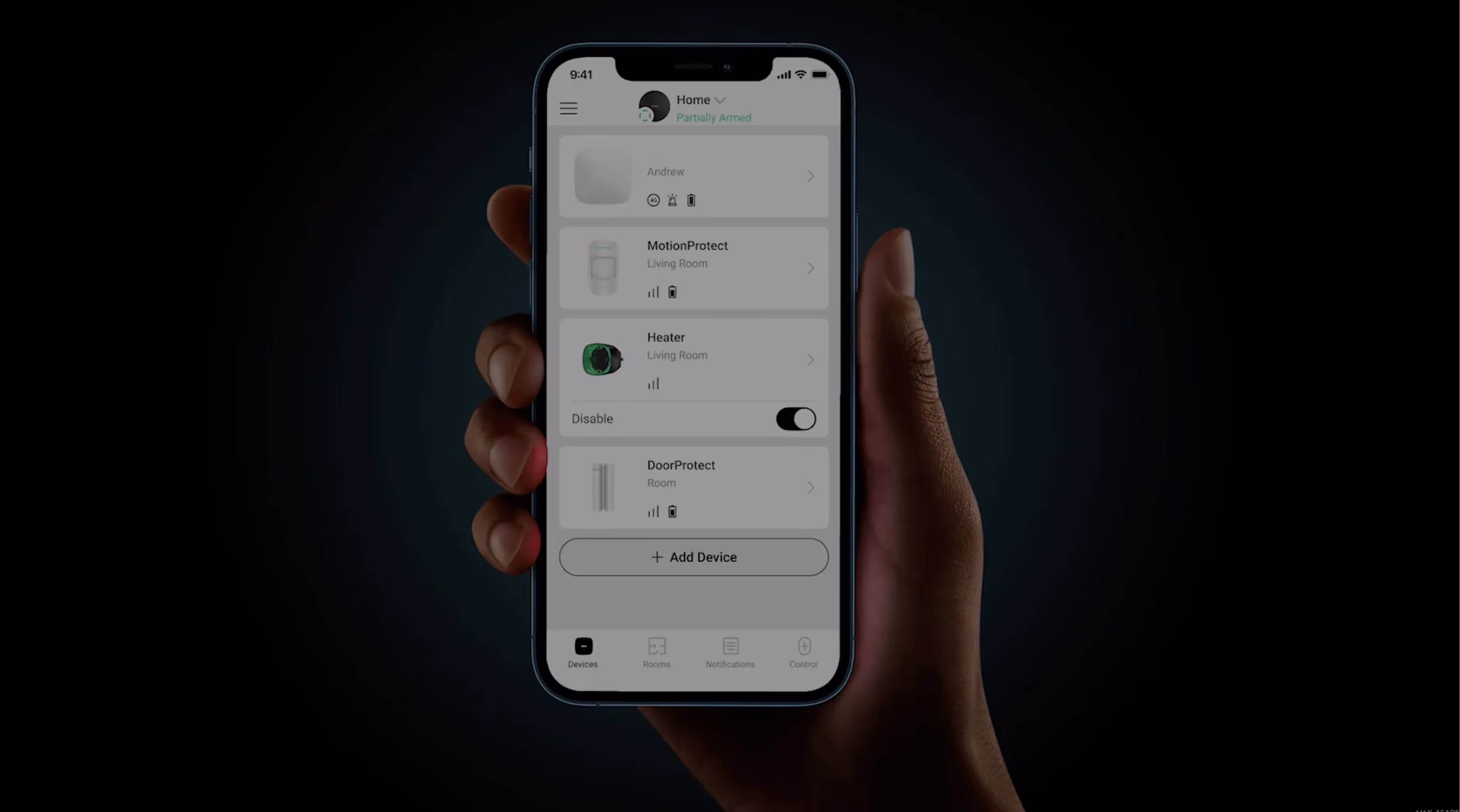 Überwachung mobil-App